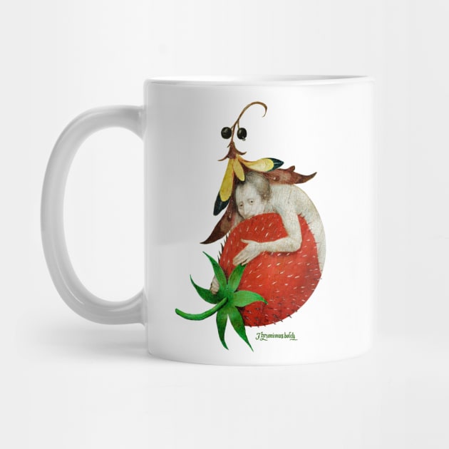 Strawberry Lover - Hieronymus Bosch by ArtOfSilentium